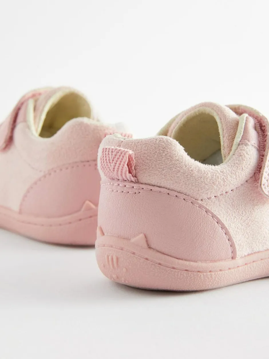 Next Pink Standard Fit (F) Crawler Trainers
