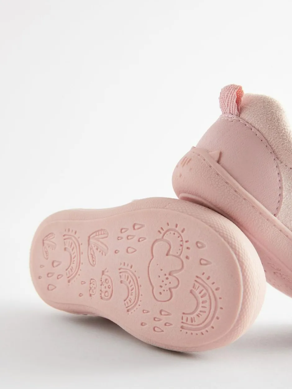 Next Pink Standard Fit (F) Crawler Trainers