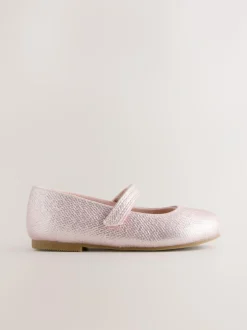 Next Standard Fit (F) Mary Jane Touch Fastening Occasion Shoes Pink