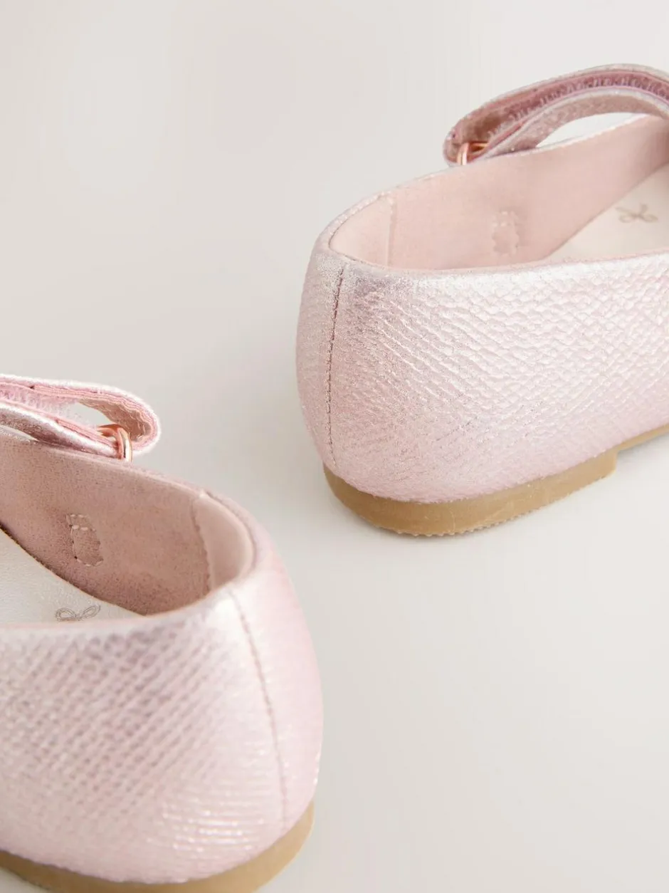 Next Standard Fit (F) Mary Jane Touch Fastening Occasion Shoes Pink