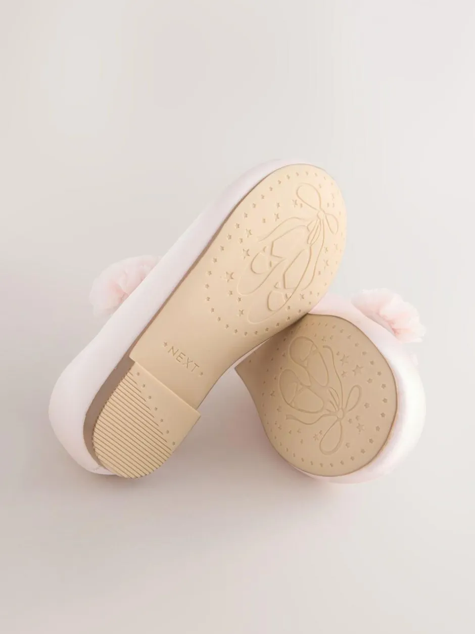 Next Standard Fit (F) Satin Flower Girl Occasion Mary Jane Shoes Pink Discount