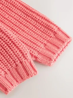 Next Baby Embroidered Back Cardigan (0mths-2yrs) Pink Strawberry Outlet