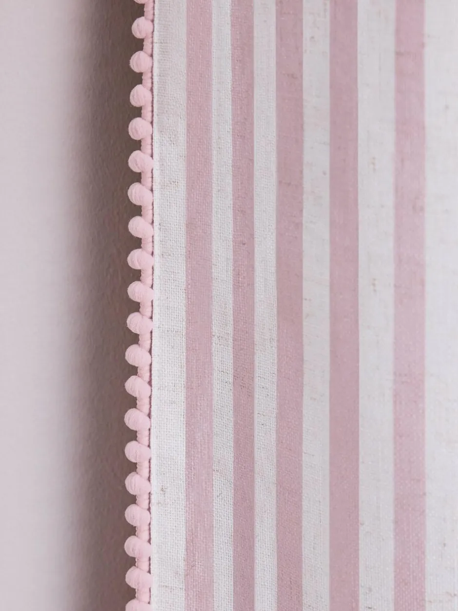 Next Pink Stripe Eyelet Blackout Curtains Hot