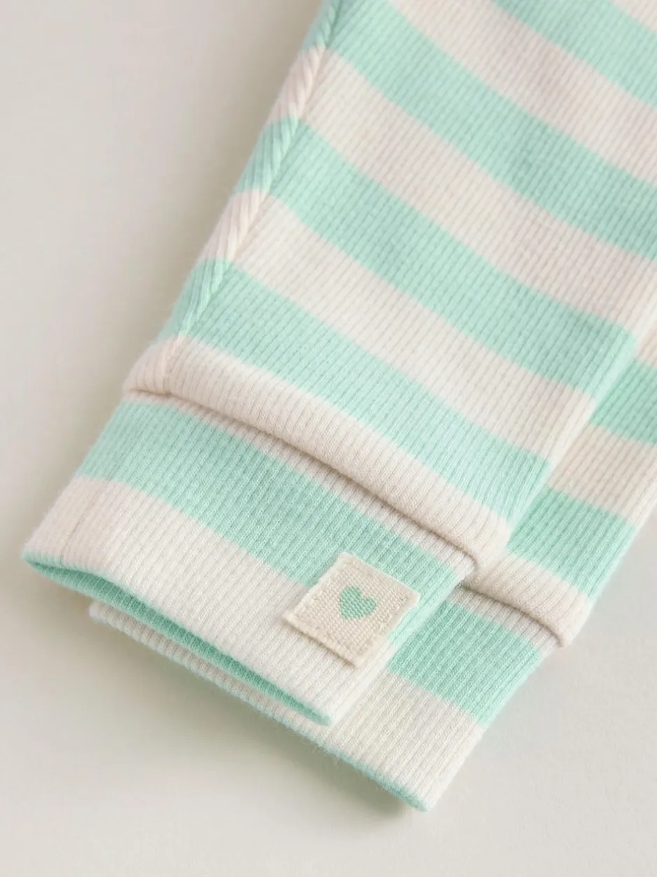 Next Pink Stripe Long Sleeve Top And Leggings Set 6 Piece (0mths-3yrs) Clearance