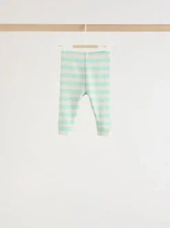 Next Pink Stripe Long Sleeve Top And Leggings Set 6 Piece (0mths-3yrs) Clearance
