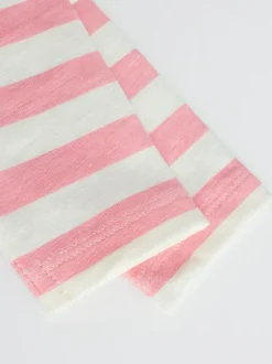 Next Pink Stripe/Slogan Long Sleeve Baby Tops 4 Pack (0mths-2yrs) Discount