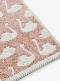 Next Pink Swan 100% Cotton Towel Outlet