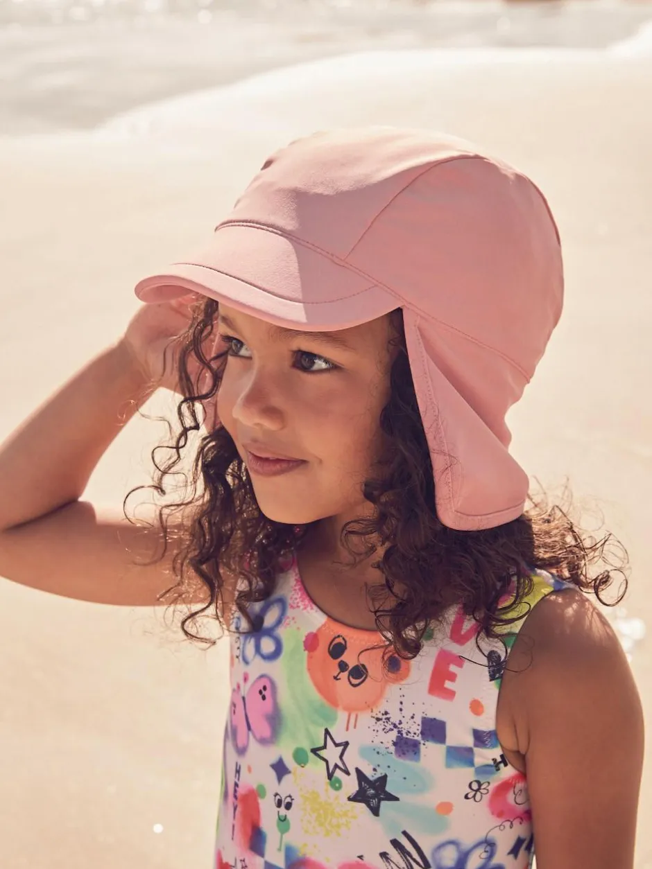 Next Swim Legionnaire Hat (3mths-10yrs) Pink Hot