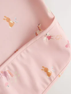 Next Pink Unicorn Fairies Weaning And Feeding Sleeved Bib