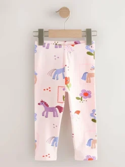 Next Leggings 3 Pack (3mths-7yrs) Pink Unicorn Online