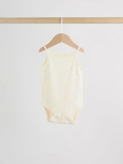 Next Pink Vest Baby Bodysuits 5 Pack Sale
