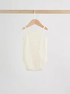 Next Pink Vest Baby Bodysuits 5 Pack Sale