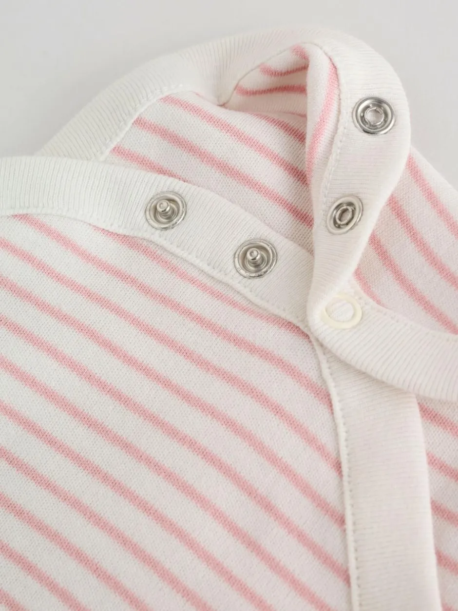 Next Pink Vest Baby Bodysuits 5 Pack Sale