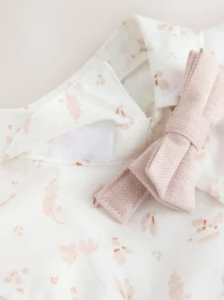 Next Pink Waistcoat, Shirt, Shorts & Tie Set (3mths-9yrs) Sale