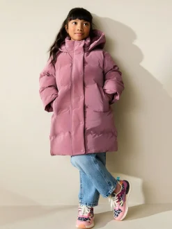 Next Waterproof Padded Coat (3-16yrs) Pink Discount
