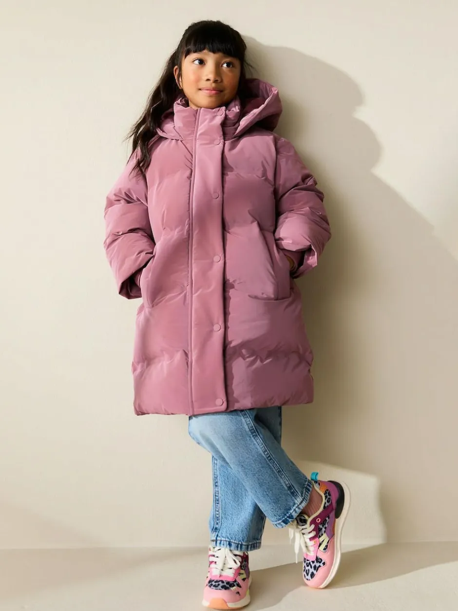 Next Waterproof Padded Coat (3-16yrs) Pink Discount