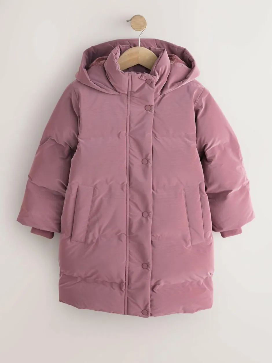 Next Waterproof Padded Coat (3-16yrs) Pink Discount