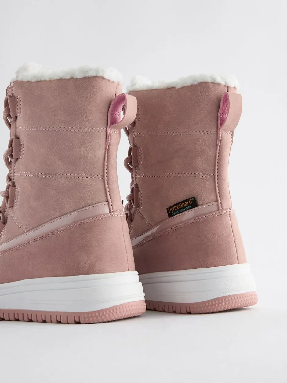Next Pink Waterproof Thinsulate Lined Snowboots New