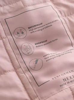 Next Waterproof Wadded Coat (3-16yrs) Pink