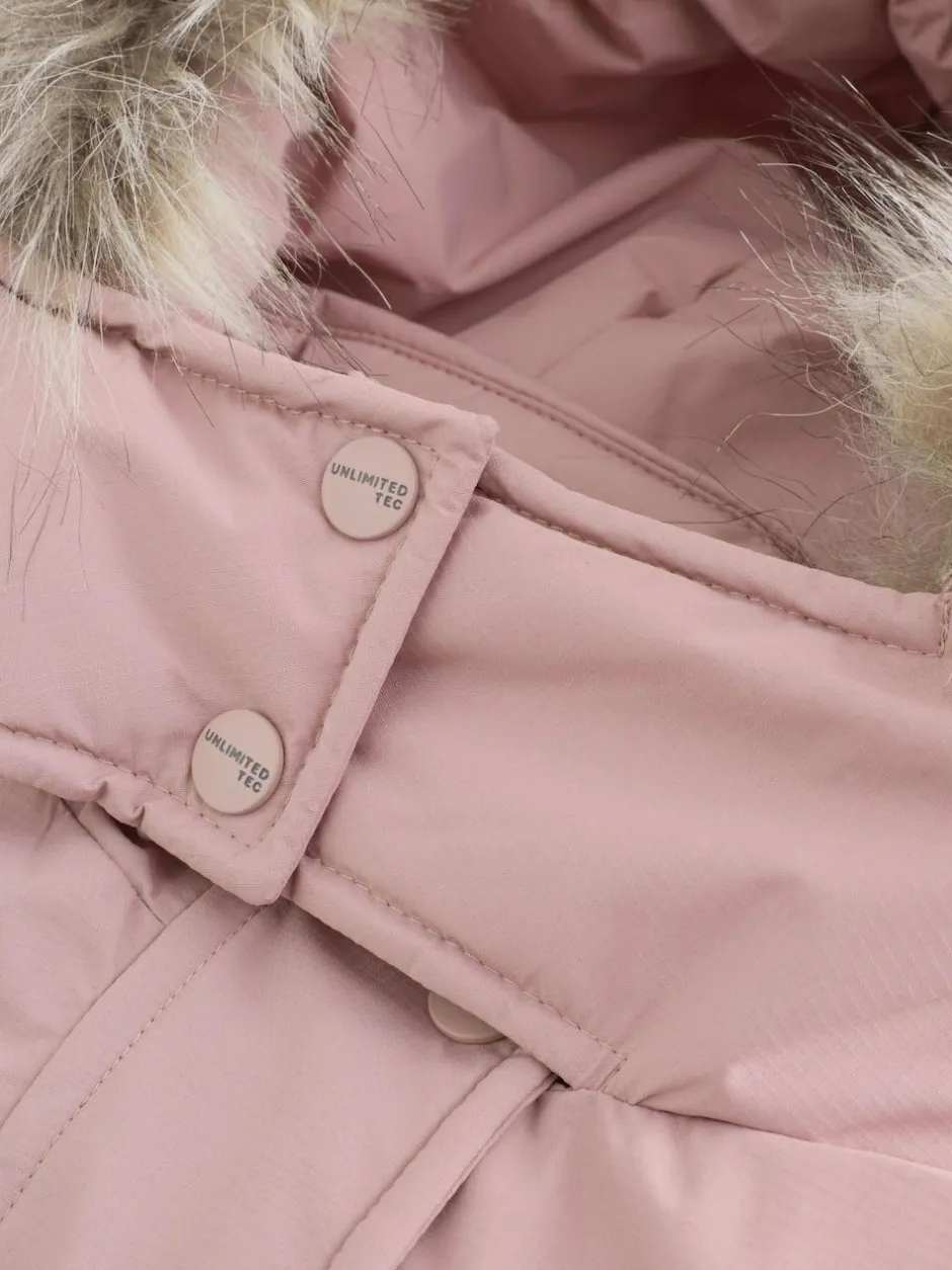 Next Waterproof Wadded Coat (3-16yrs) Pink