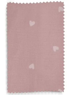Next Pink Wave Edge Heart Eyelet Blackout Curtains New
