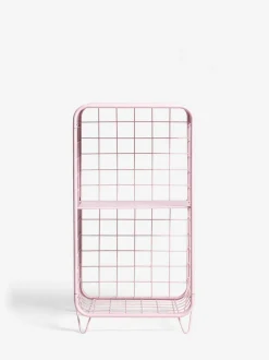 Next Wire Storage 2 Tier Tall Caddy Pink New