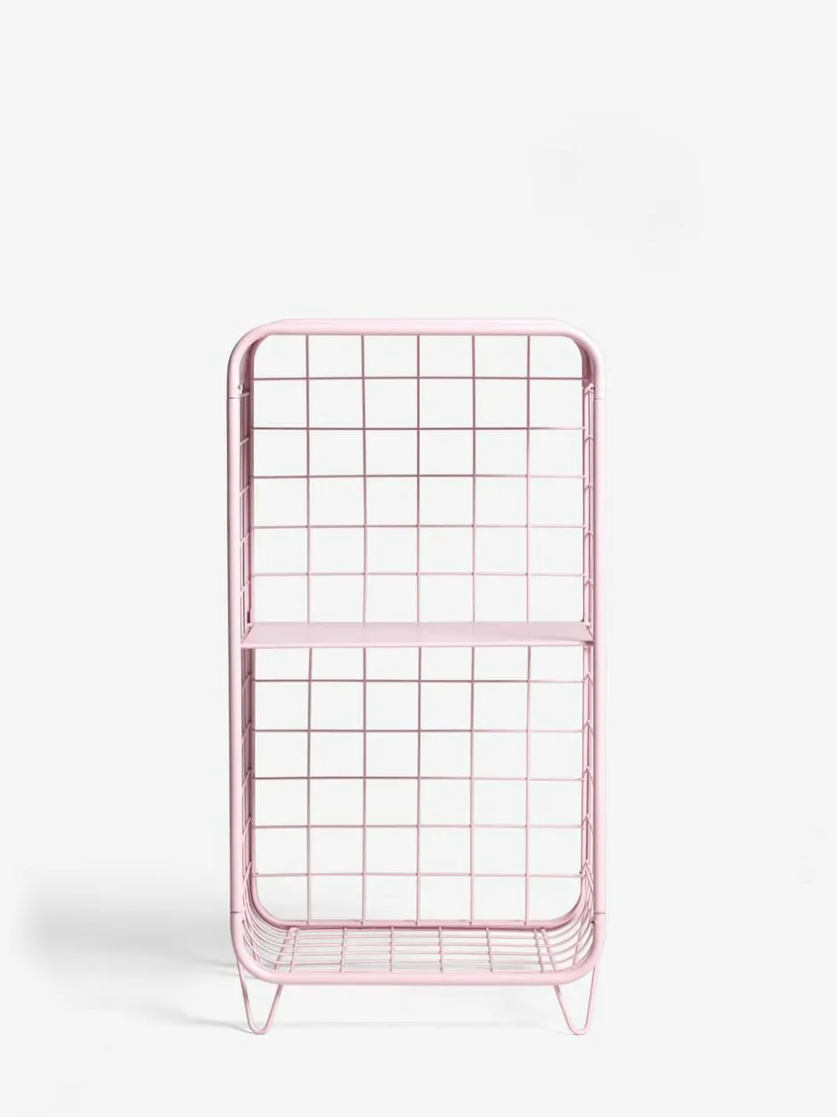 Next Wire Storage 2 Tier Tall Caddy Pink New