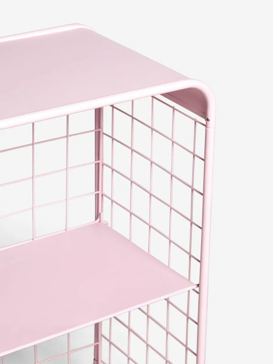 Next Wire Storage 2 Tier Tall Caddy Pink New
