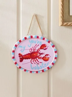 Next Pink Youre My Lobster Hanging Decoration