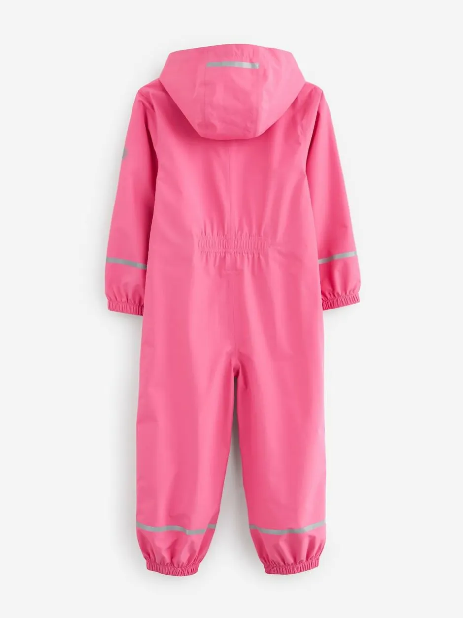 Next Zip Hooded Waterproof Puddlesuit (12mths-10yrs) Pink Discount