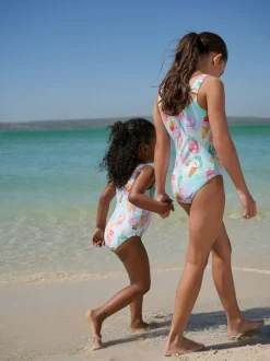 Next Swimsuit (3mths-10yrs) Pink/Blue Ice Cream Outlet