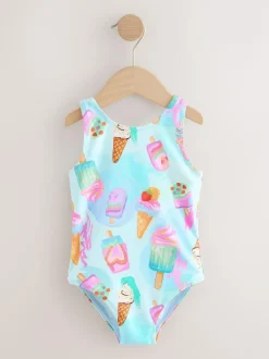Next Swimsuit (3mths-10yrs) Pink/Blue Ice Cream Outlet