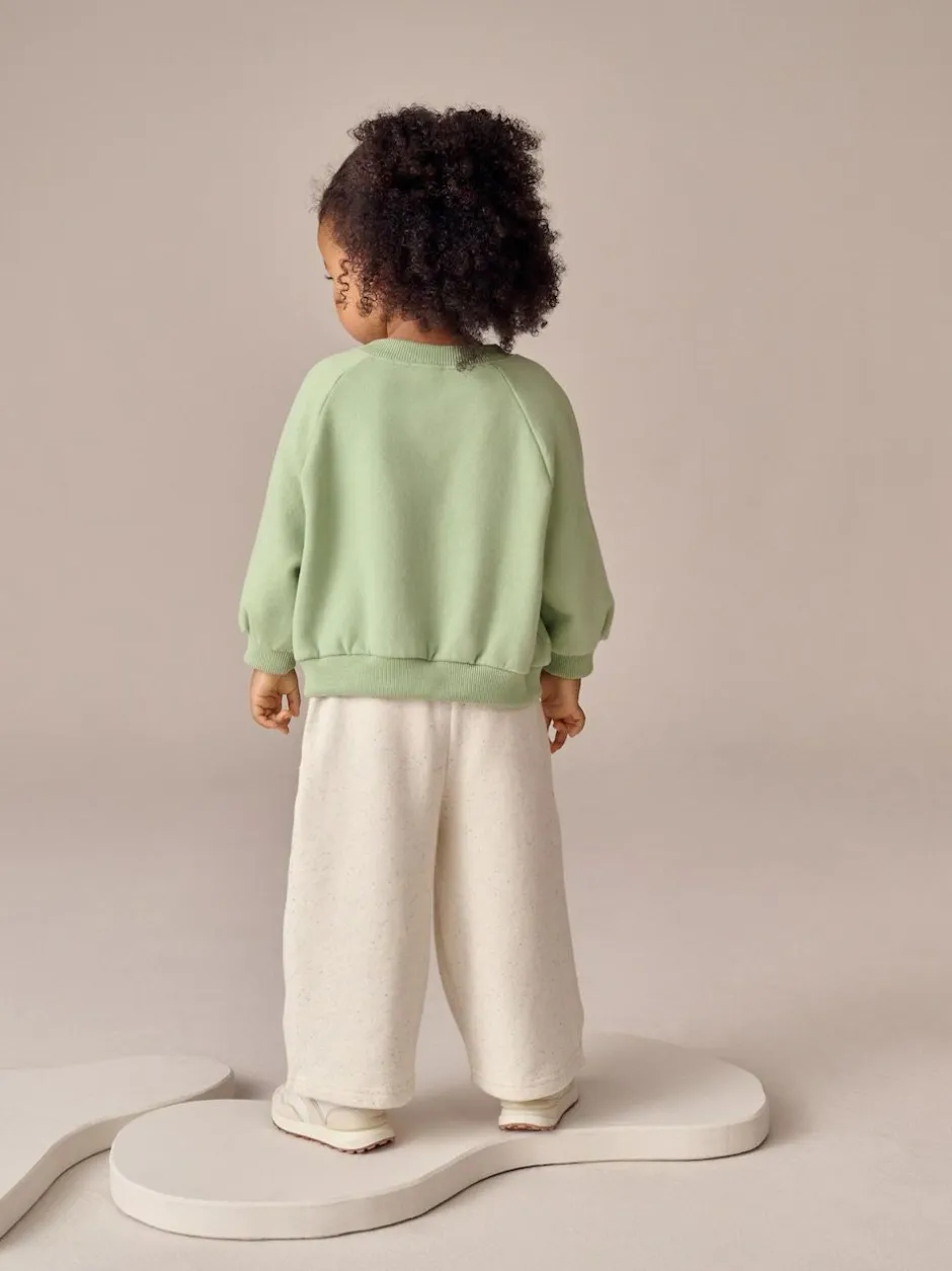 Next Wide Leg Joggers 3 Pack (3mths-7yrs) Pink/Burgundy/Oatmeal Outlet