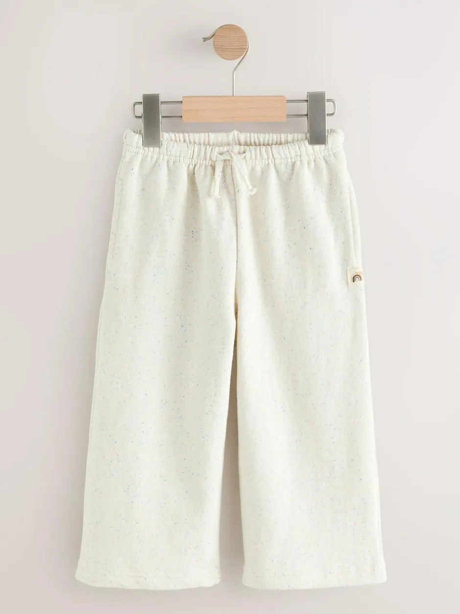 Next Wide Leg Joggers 3 Pack (3mths-7yrs) Pink/Burgundy/Oatmeal Outlet