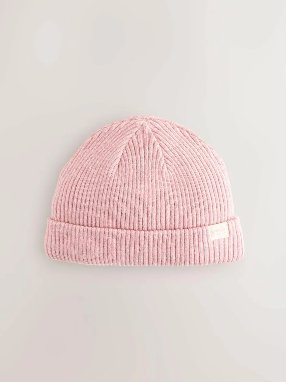 Next Pink/Cream Cable Knitted Baby Beanies 2 Pack (0mths-2yrs) Hot