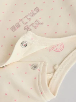 Next Pink/Cream Flower Baby Long Sleeve Top and Leggings Set 8 Piece (0mths-2yrs) New