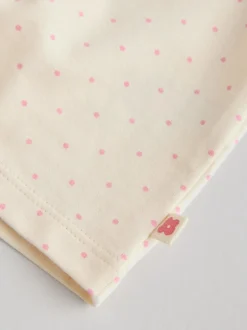 Next Pink/Cream Flower Baby Long Sleeve Top and Leggings Set 8 Piece (0mths-2yrs) New