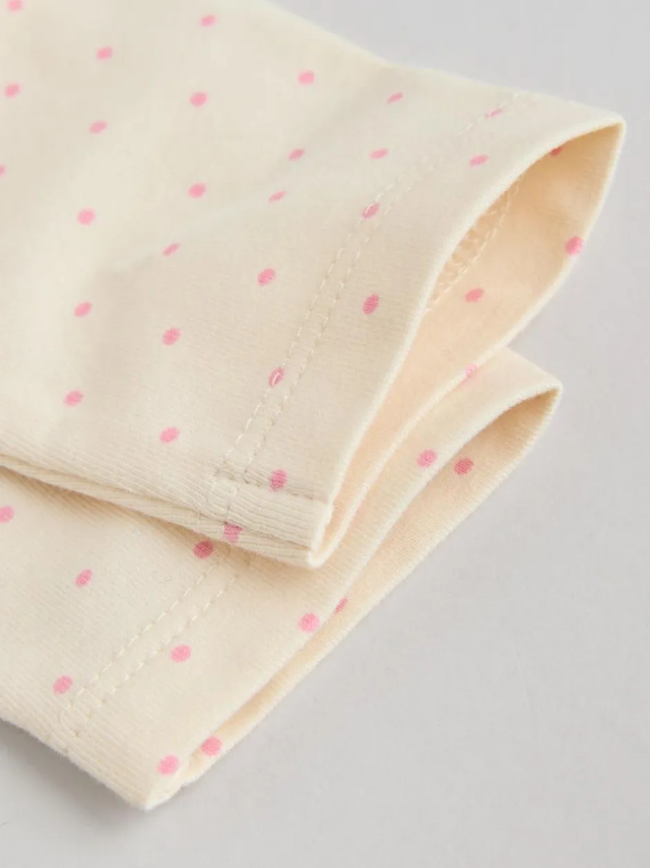 Next Pink/Cream Flower Baby Long Sleeve Top and Leggings Set 8 Piece (0mths-2yrs) New