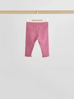 Next Pink/Cream Flower Baby Long Sleeve Top and Leggings Set 8 Piece (0mths-2yrs) New