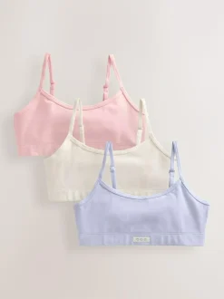Next Pink/Cream Soft Touch Strappy Crop Top (5-16yrs) Hot