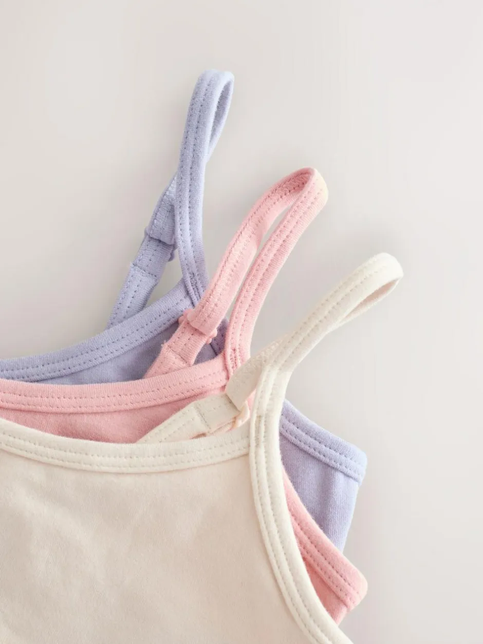 Next Pink/Cream Soft Touch Strappy Crop Top (5-16yrs) Hot