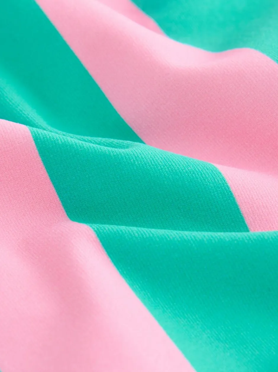 Next Pink/Green Stripe Tie Side Bikini Bottoms Outlet