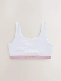 Next Pink/Grey Scoop Crop Tops 3 Pack (5-16yrs) Online
