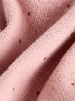 Next Long Sleeve Embroidered Tops (3mths-7yrs) Pink/NEUTRAL