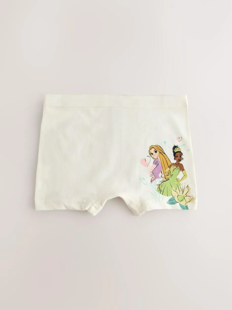 Next Pink/Purple Disney Princesses Shorts Briefs 5 Pack (2-12yrs) Clearance