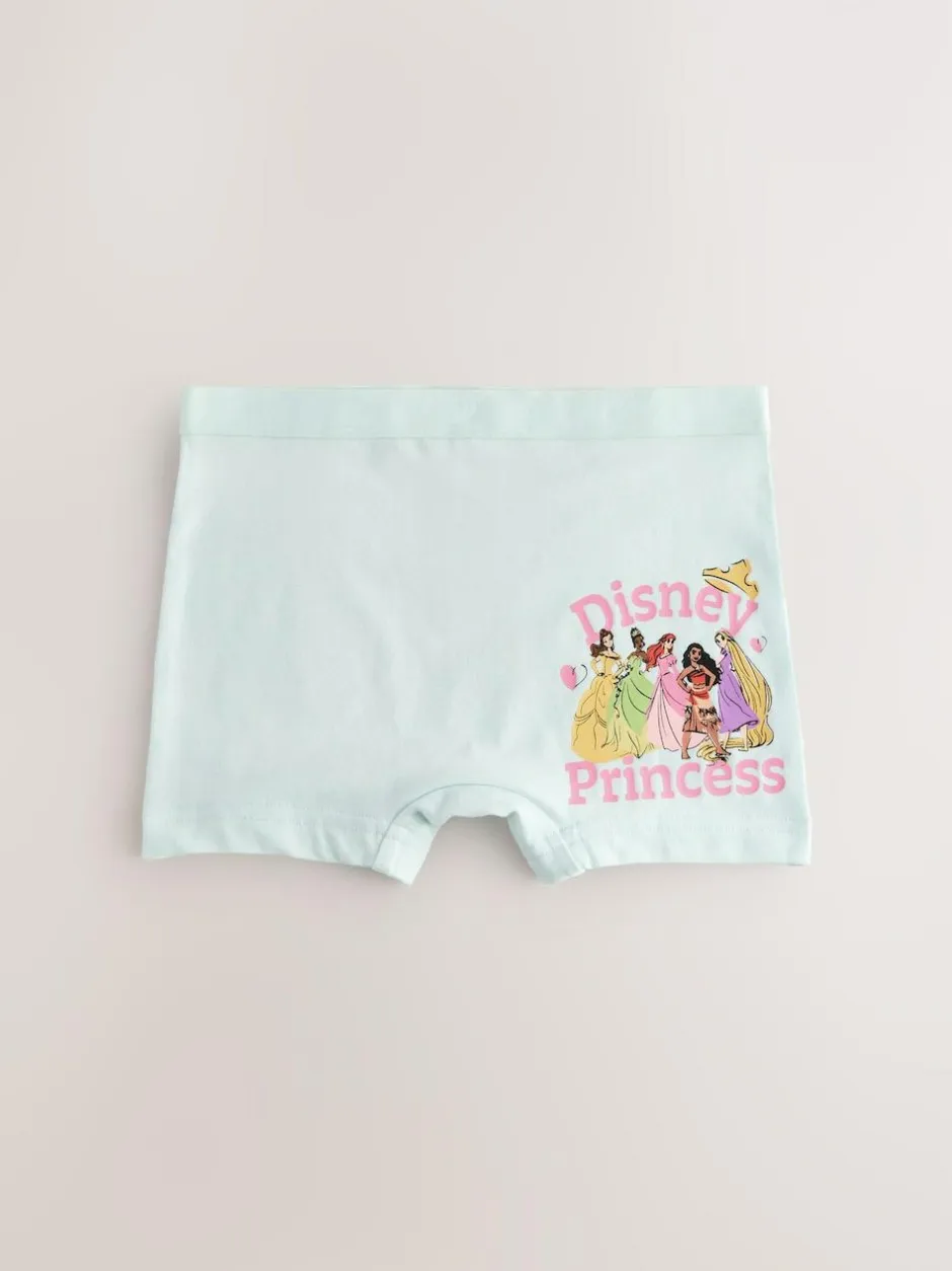 Next Pink/Purple Disney Princesses Shorts Briefs 5 Pack (2-12yrs) Clearance