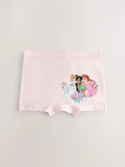 Next Pink/Purple Disney Princesses Shorts Briefs 5 Pack (2-12yrs) Clearance