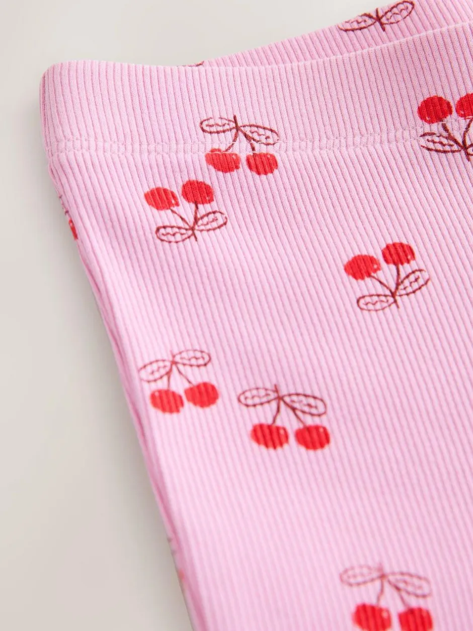 Next Pink/Red Cherry 1 Pack Rib Flare Leggings (3-16yrs) Sale
