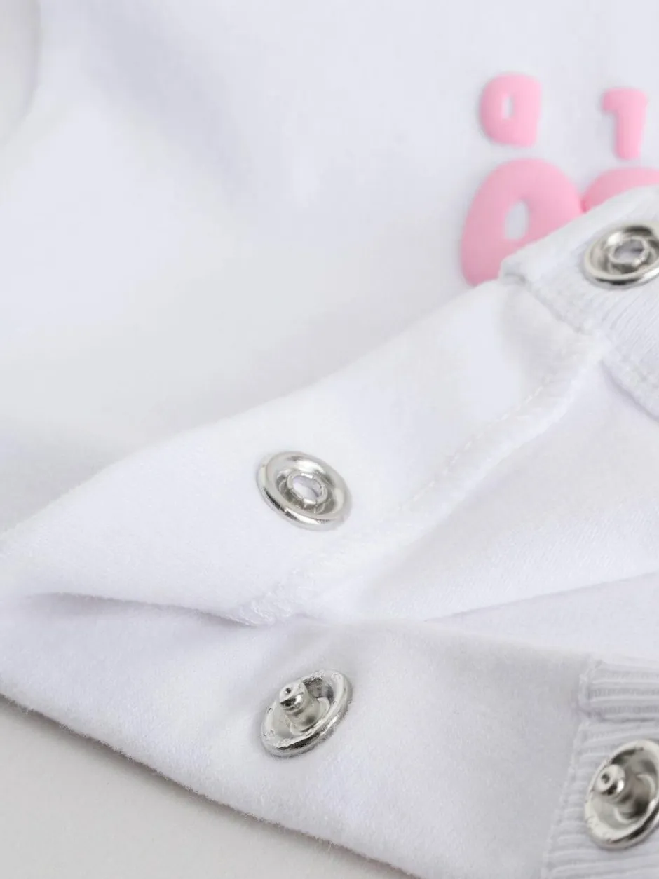 Next Pink/White Baby Jacket, Top and Leggings Set 3 Piece (0mths-2yrs) Discount