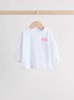 Next Pink/White Baby Jacket, Top and Leggings Set 3 Piece (0mths-2yrs) Discount